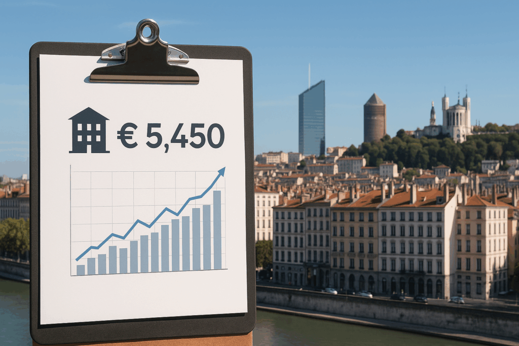 Prix immobilier du m2 à Lyon (69) 1 Évolution des prix et tendances sur lyon