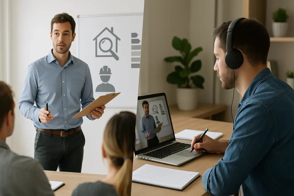 Formation diagnostiqueur immobilier : présentiel vs distanciel 4 Formation diagnostiqueur immobilier : présentiel vs distanciel